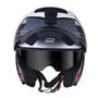 Imagem de Capacete Norisk Ff345 Route Speedmax Matt Black Red Silver