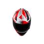 Imagem de Capacete Norisk FF391 Cutting Branco Preto e Vermelho Tamanho:56