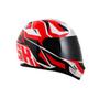 Imagem de Capacete Norisk FF391 Cutting Branco Preto e Vermelho Tamanho:56