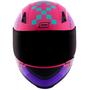 Imagem de Capacete Norisk ff391 Pixel Pink Purpura Azul Brilho