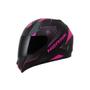 Imagem de Capacete Norisk FF391 Stripes Preto e Rosa Fosco