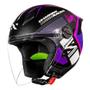 Imagem de Capacete Norisk Neo Vizion Preto/Roxo