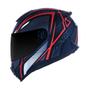 Imagem de Capacete Norisk Preto Titanium Vermelho Ff802 Razor Ninja