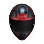 Imagem de Capacete Norisk Razor Axial Preto Vermelho Fosco