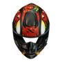 Imagem de Capacete Norisk Razor Halloween Laranja Brilhante Moto Motoqueiro