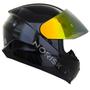 Capacete Norisk Razor Monocolor Preto + Viseira Dourada Imagem de Capacete Norisk Razor Monocolor Preto + Viseira Dourada