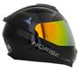 Capacete Norisk Razor Monocolor Preto + Viseira Dourada Imagem de Capacete Norisk Razor Monocolor Preto + Viseira Dourada