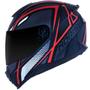 Imagem de Capacete Norisk Razor Ninja Matte - Titanium/Vermelho 56 (P)