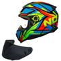 Imagem de Capacete Norisk Razor Sharp Amarelo Viseira Fumê