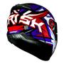 Imagem de Capacete Norisk Razor Sharp Azul e Vermelho Brilhante Moto