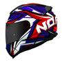 Imagem de Capacete Norisk Razor Sharp Azul e Vermelho Brilhante Moto