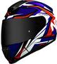 Imagem de Capacete Norisk Razor Sharp Azul Vermelho Lançamento