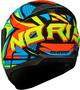 Imagem de Capacete norisk razor sharp preto amarelo azul