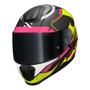 Imagem de Capacete Norisk Razor Speed Max Preto Rosa e Amarelo Fosco