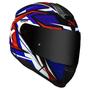 Imagem de Capacete Norisk Razor Speedmax Azul Vermelho Branco