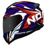 Imagem de Capacete Norisk Razor Speedmax Azul Vermelho Branco