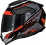 Imagem de Capacete norisk razor speedmax preto cinza laranja