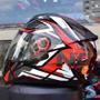 Imagem de Capacete Norisk Razor Speedmax Vermelho Masculino Feminino