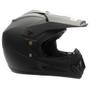 Imagem de Capacete off-road de motocicleta MMG DOT para adulto - preto fosco