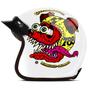 Imagem de Capacete Old School Aberto Custom Etceter Mad Dogs Harley Caixa Personalizada Masculino E Feminino