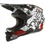 Imagem de Capacete Oneal 3Series Scarz - Preto/Branco/Vermelho