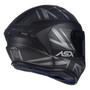 Imagem de Capacete Original Asx Draken Uk Fosco Preto Cinza