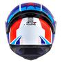 Imagem de Capacete Original Asx Eagle Racing Diagon Brilho Azul Branco