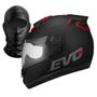 Imagem de Capacete Original Feminino Masculino Moto Fechado Evolution G8 788 Narigueira Balaclava  PRO TORK