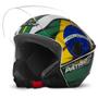 Imagem de Capacete Para Moto Aberto Masculino Feminino New Liberty Pro Tork Patriota Brasil Urbano