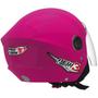 Imagem de Capacete Para Moto Aberto Masculino Feminino Pro Tork New Liberty Three 3 Vis. Cristal