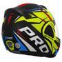 Imagem de Capacete Para Moto Escamoteável Modular Masculino Feminino Tork V-Pro Jet Factor Fosco e Narigueira