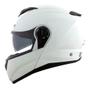 Imagem de Capacete Para Moto  Escamoteável Norisk  Force  Branco Monocolor Tamanho 58 