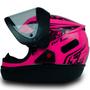 Imagem de Capacete Para Moto Fw3 Automático Rosa Neon Tamanho 60