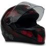 Imagem de Capacete Para Moto Fw3 Gt Femme Preto Vermelho Tamanho 58