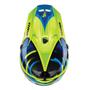 Imagem de Capacete para Motocross Thor Verge Vort - Verde/Azul