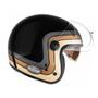 Imagem de Capacete Peels Click Yesterday Preto Dourado