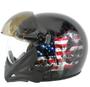 Imagem de Capacete Peels F21 Estados Unidos Usa Moto Custom Queixeira