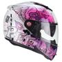 Imagem de Capacete Peels Fechado Feminino Icon Revel Moto com óculos solar fumê