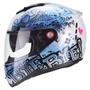 Imagem de Capacete Peels Fechado Feminino Icon Revel Moto com óculos solar fumê