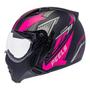 Imagem de Capacete Peels Mirage Living Preto Fosco Pink