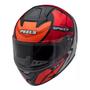 Imagem de Capacete Peels Spike II 1ST Preto Vermelho Brilhante