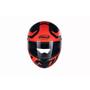 Imagem de Capacete Peels Spike New Ghost Preto e Vermelho Fosco