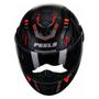 Imagem de Capacete Peels U-Rb2 Dynamic Preto Fosco com Vermelho