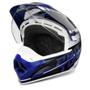 Imagem de Capacete Pro Tork Cross TH1 Vision Adventure Azul e Branco