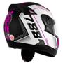 Imagem de Capacete pro tork evolution g6 788 pro series tech rosa tam 56