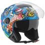 Imagem de Capacete Pro Tork New Atomic Universe Brilhante Aberto Moto