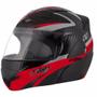 Imagem de Capacete Pro Tork V-Pro Jet 2 Carbon Escamoteável Preto e Vermelho Tamanho 62