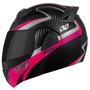 Imagem de Capacete Pro Tork V-pro Jet 2 Carbon Preto Viseira Fumê Escamoteável Moto