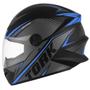 Imagem de Capacete R8 Fechado Moto Feminino Masculino Pro Tork Adulto Viseira Cristal