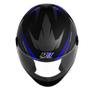 Imagem de Capacete R8 Preto e Azul Tamanho 56 Pro Tork - CAP-567CZAZ